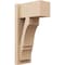 Ekena Millwork 8-in W x 14-in D x 26-in H Balboa Block Rough Cedar Woodgrain TimberThane Outlooker, Primed Tan OUTUR080X14X26BOA44RCPR - alternate 1